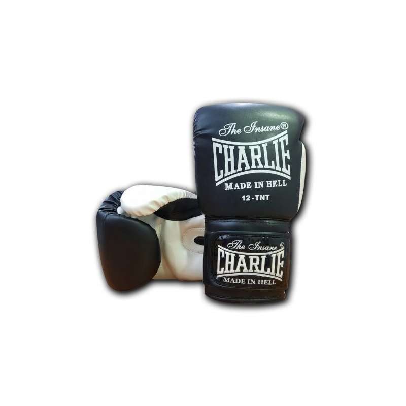Boxing gloves Charlie kaos black white Boxing gloves Charlie kaos black white