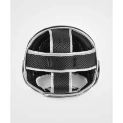 Boxing headgear Venum challenger black silver 2