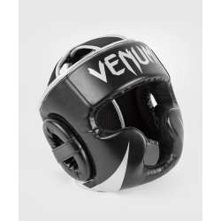 Boxing headgear Venum challenger black silver 3