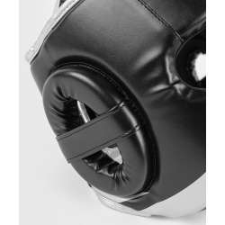 Boxing headgear Venum challenger black silver 5