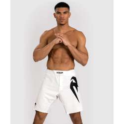 Fightshorts Venum light 5.0 white black 3