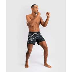UFC fusion Venum authentic fight night shorts black white 3