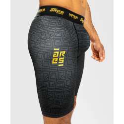 Venum ares 2.0 compression shorts black gold 1