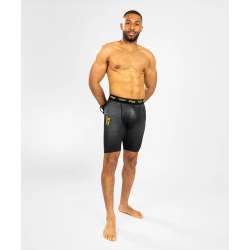 Venum ares 2.0 compression shorts black gold 2