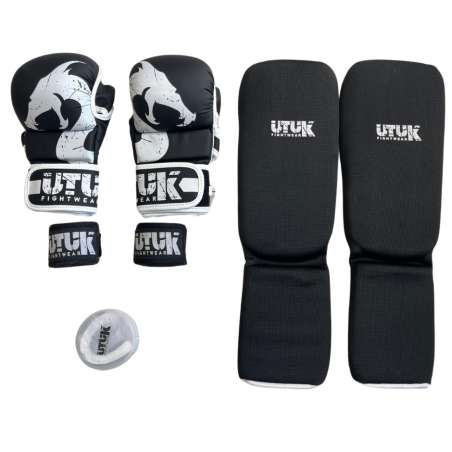 MMA Utuk tubular black white pack