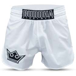 Buddha premium muay thai trousers white