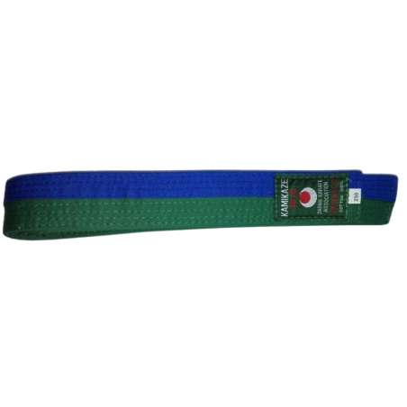 Green blue karate belt Kamikaze
