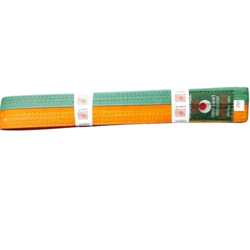 Kamikaze orange green karate belt 1 Kamikaze orange green karate belt 1