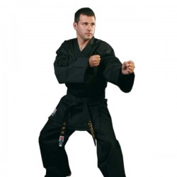 Daedo black kimono + white belt