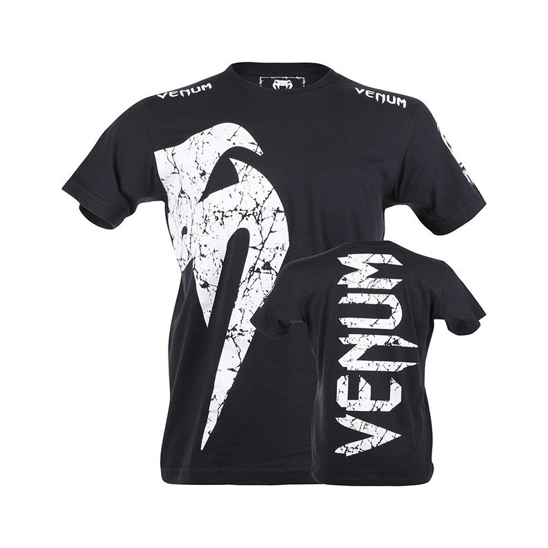 Venum Giant T-Shirt Black White | Venum Sportswear | MMA Shop