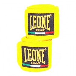 Leone boxing hand wraps fluor yellow